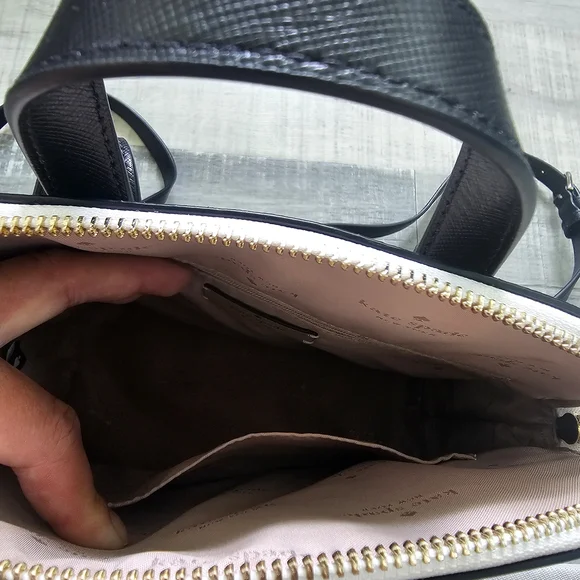 Kate Spade Black and Cream Backpack - Picture 4 of 5